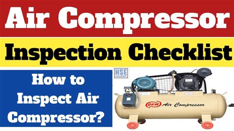 compressed air tank testing|How To Inspect Air Compressor Tank: Tips And .